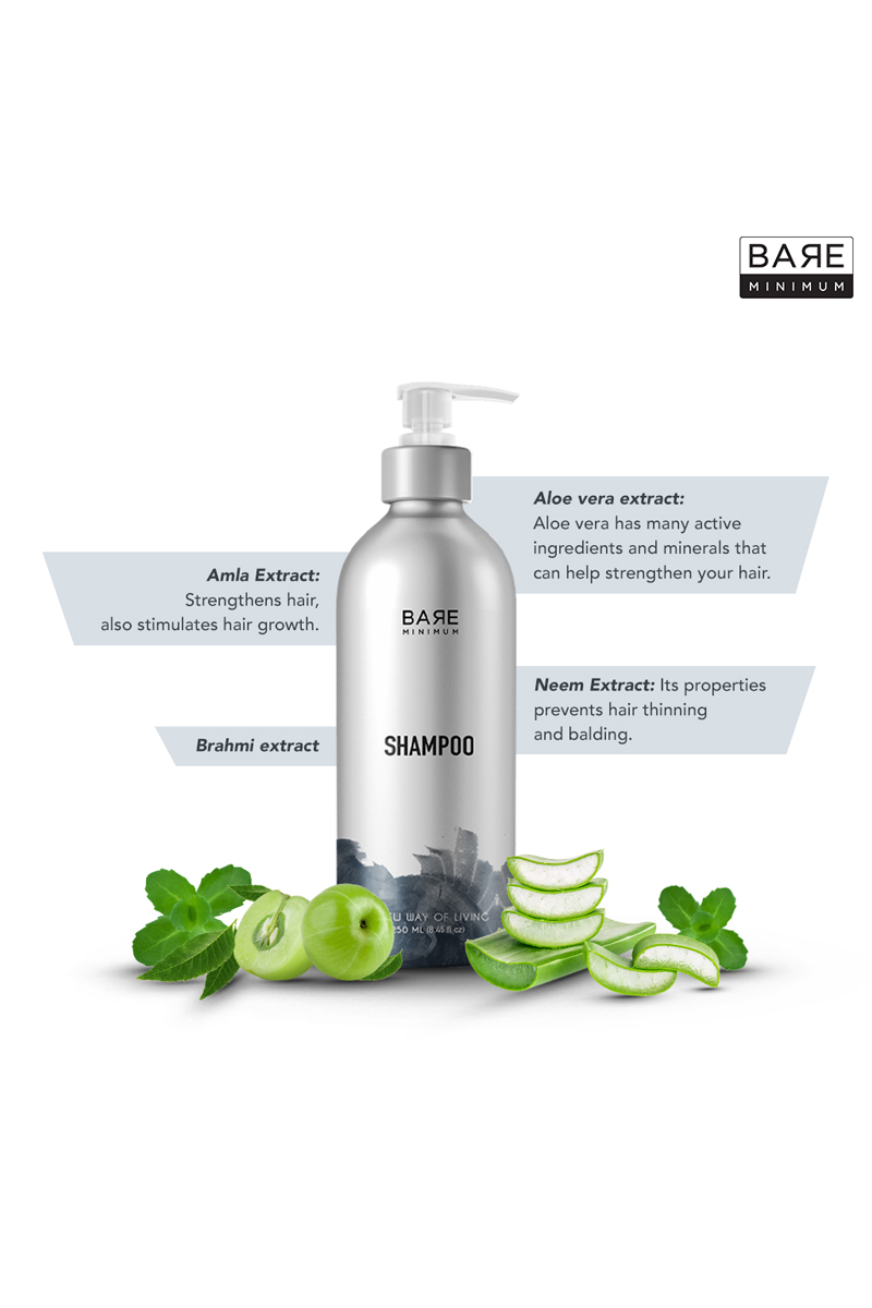 Bare Minimum | Gentle Shampoo | For All Scalp Types | 250 ML