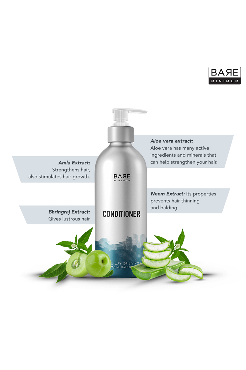 Bare Minimum | Conditioner |  For All Hair Types | 250 ML